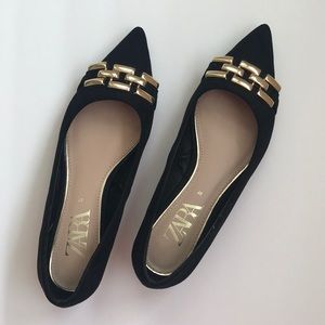 Zara Pointed toe ballet flats